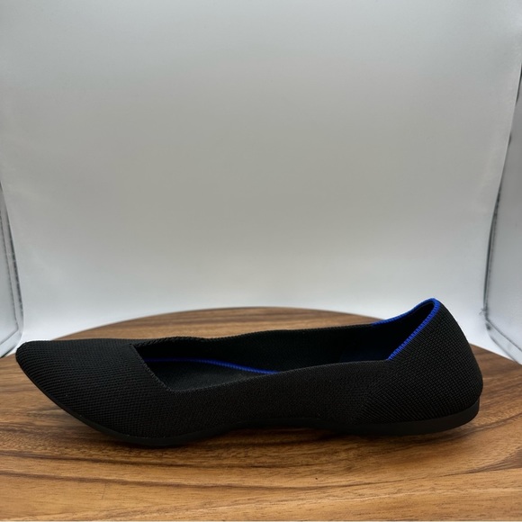 Rothy's The Point Slip On Pointed Flats Solid Black Washable Women's 9.5 - Picture 7 of 11